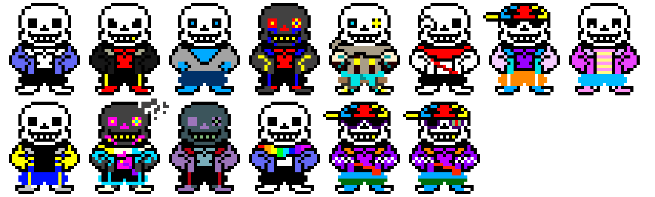 Sans AU Sprites