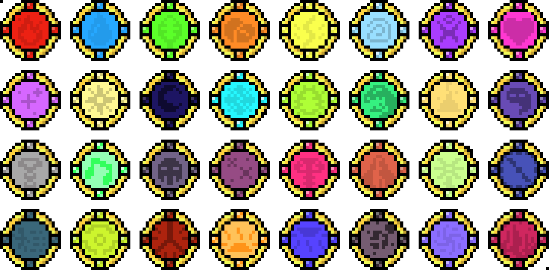 All the Elements (NO Black Background)