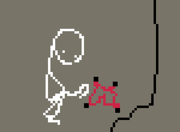 [e2e568] he quickly uses a device to contain it and stores it away in his portals*