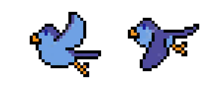 [251818] Blue bird anim
