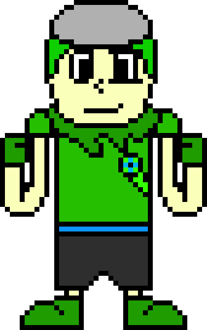[9664c4] TuberTale - JackSpeticEye {Coloured} Battle Sprite