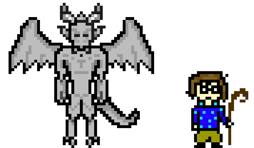 [9664c4] Genes the Gargoyle and William