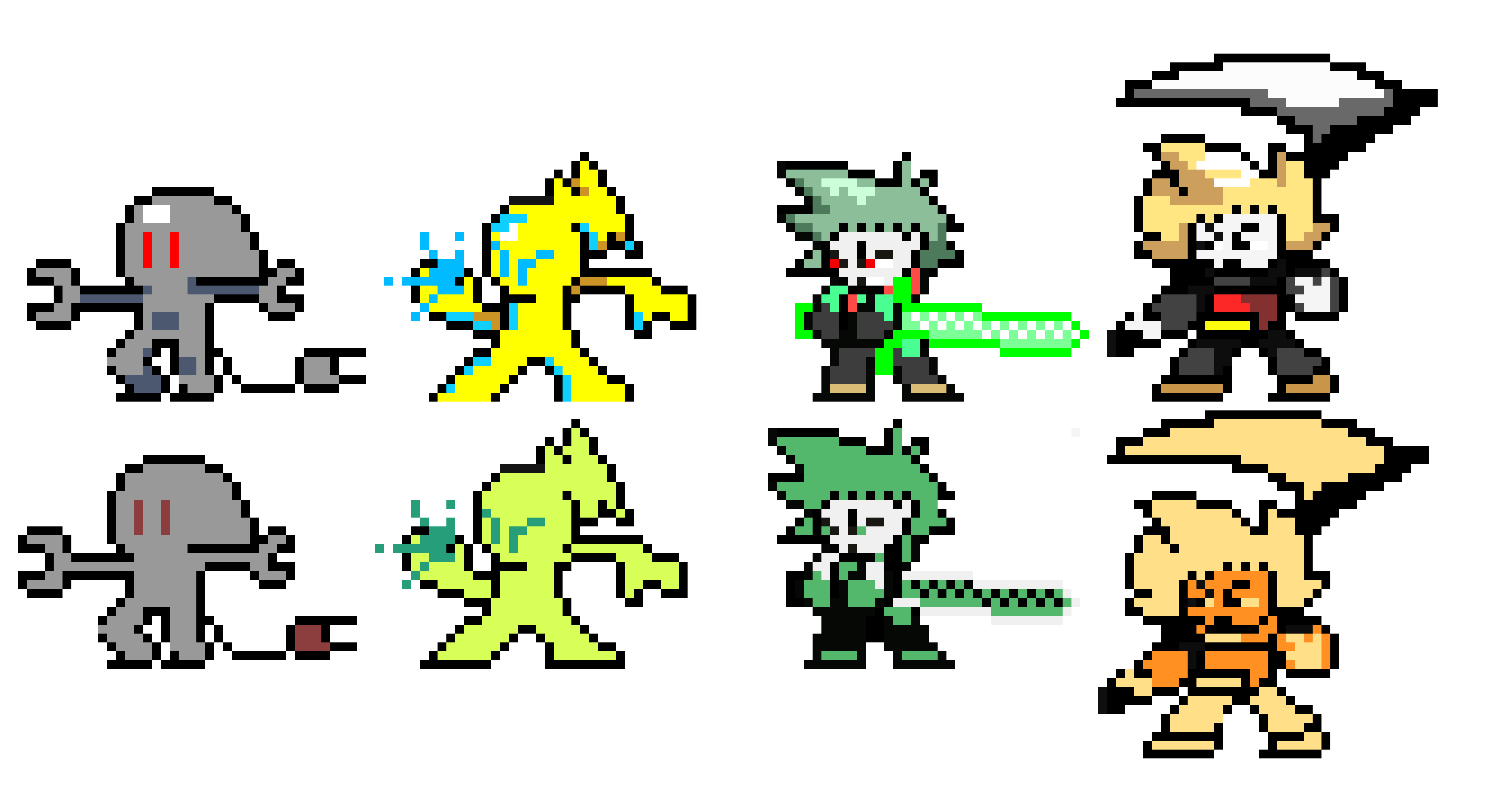 [cb7b5f] my ocs as meg man bosses