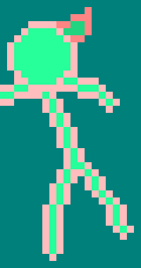 [4d484c] "This is Moko! {points to an empty space]" she forgets tht only she can see me. alot. "Oh, yea..."