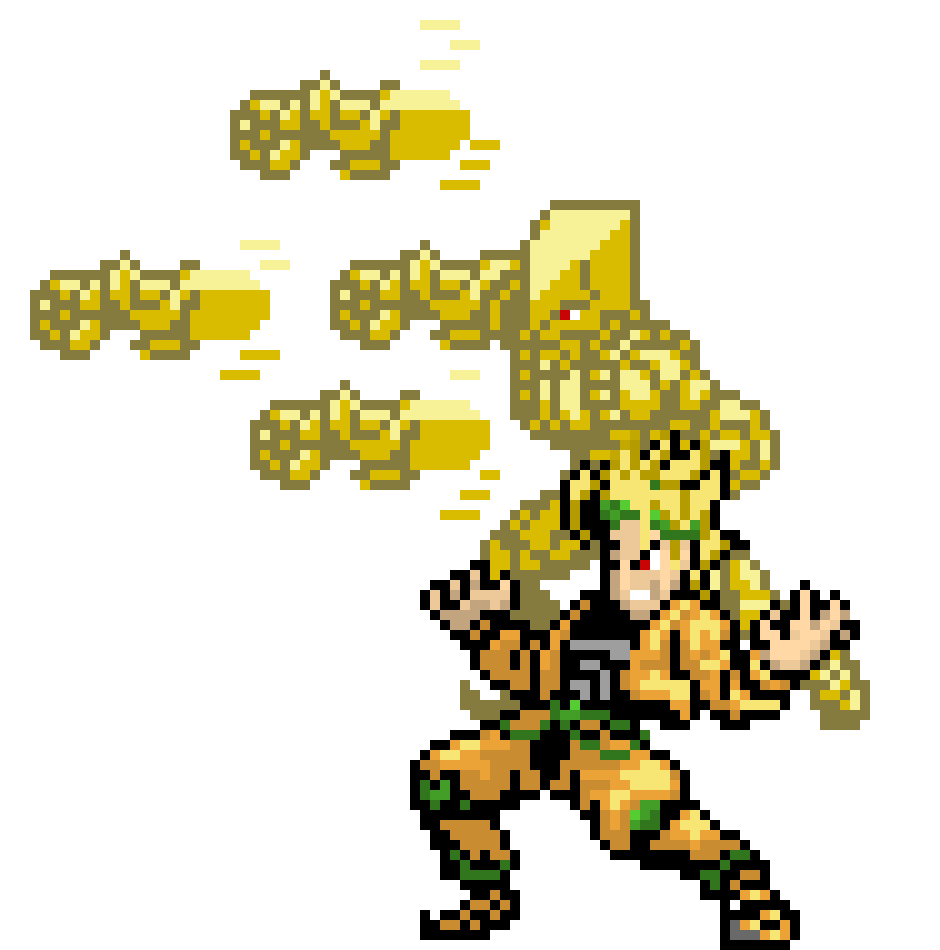 ATTACK! MUDA MUDA MUDA! -Maneges to kill 40 innocent people-  -Dio (cleetus)