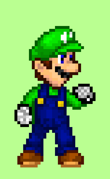 Smash Bros Luigi