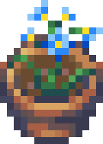 [bbafc9] GreenHousePotBlueFlower1