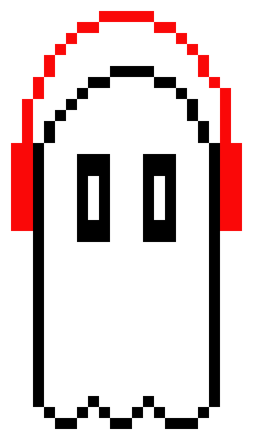[9664c4] Napstablook Listening to Music