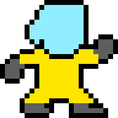 [9664c4] YellowAstronautWalking