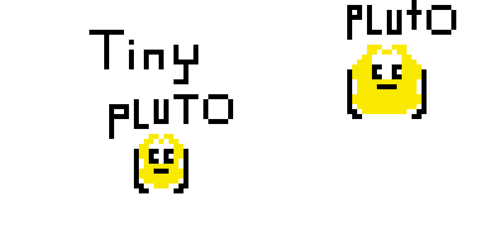 [9664c4] Tiny Pluto and Pluto