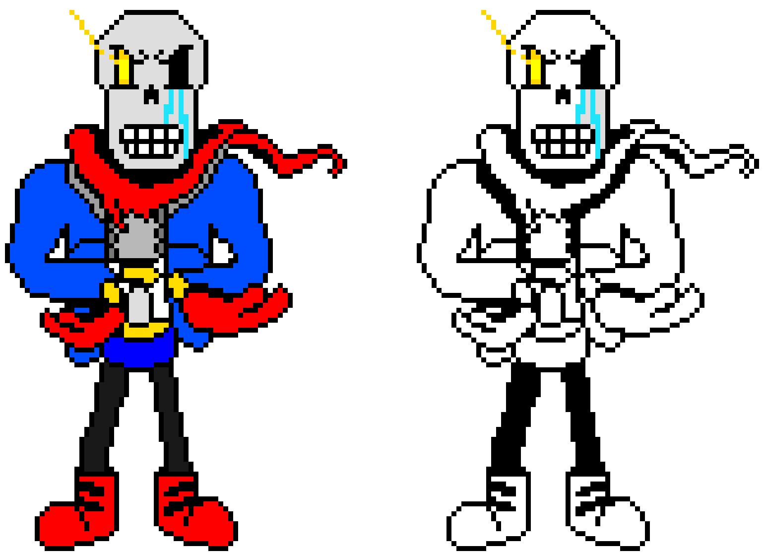 [9664c4] UnderTale - Disbelief Papyrus Sprite