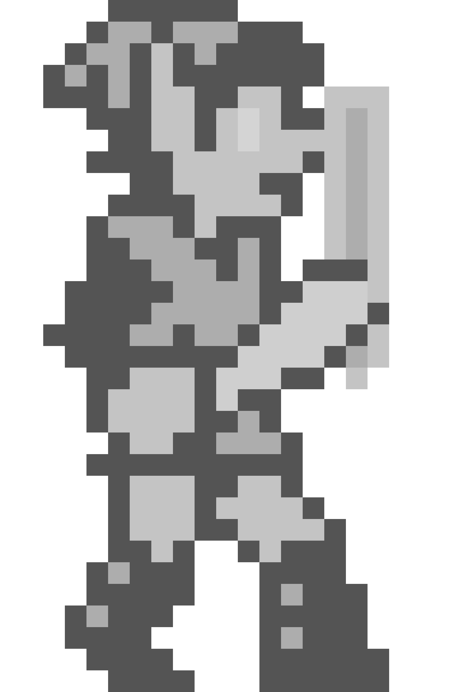 Pixel Link (Zelda 2) (Black and White)