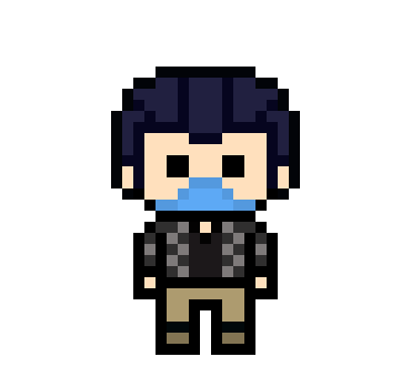 danganronpa pixel sprite base