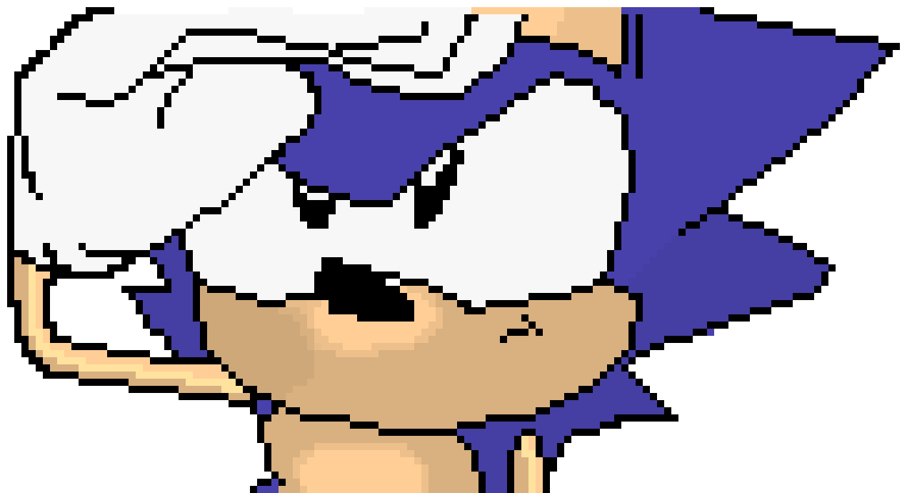 Sonic CD Pixel Art - Intro 