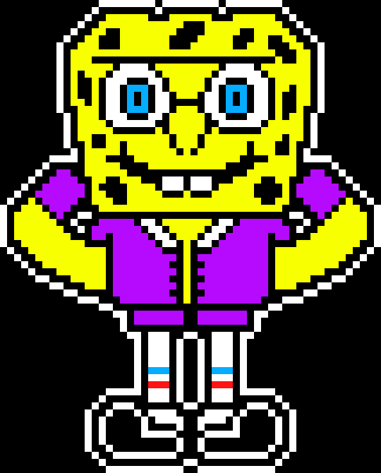 [9664c4] Spongebob Colored Sprite (Spongeswap)