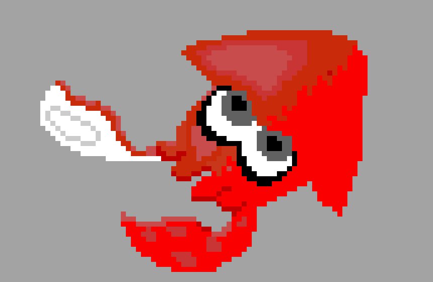 [9664c4] inkling squid form(red) splatoon
