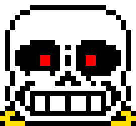 [d6b045] *Stare Sans eats Pizza* This is good Paps