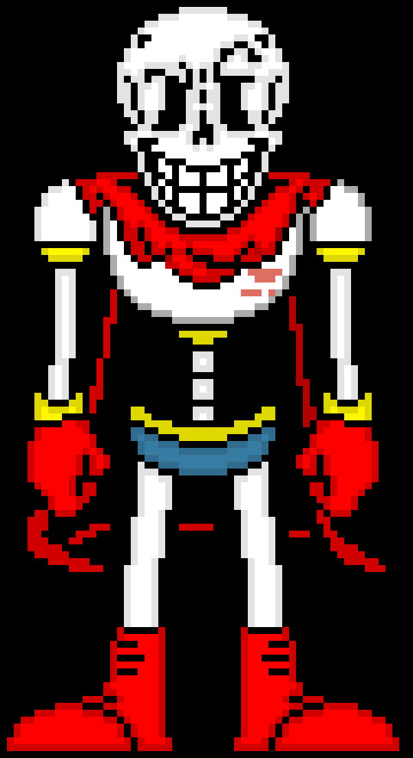[888202]  Nyeheh. Fuck you other papyrus! not only do i have color accuracy, i have the yellow portions of my cool battle body as well! (troll)