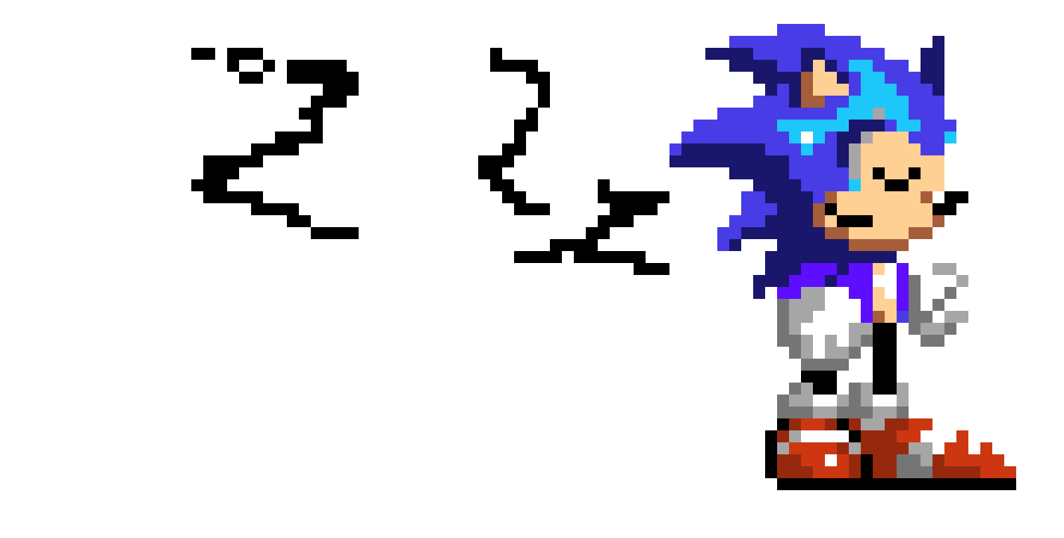 [9664c4] Sonic (Segatale) Sprite - Asleep