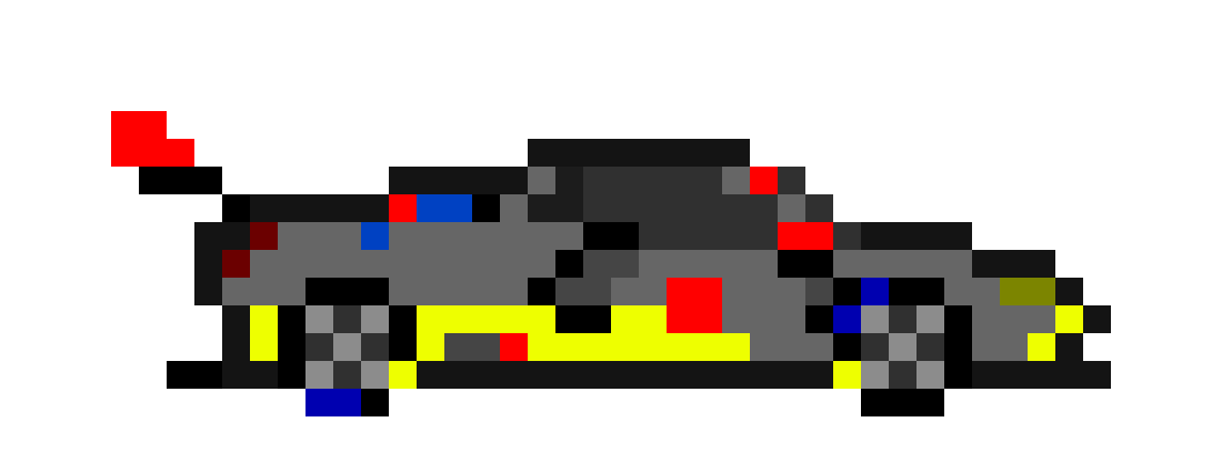 [189d7c] small corvette c8.r pixel art