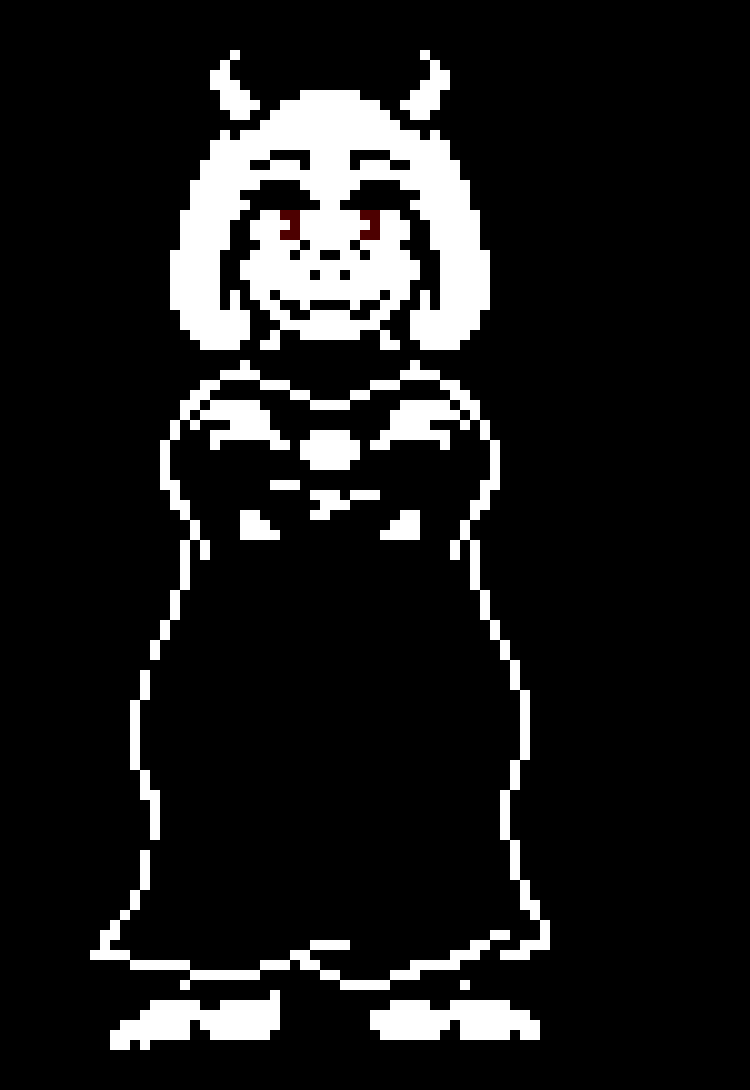 Toriel Sprite. DRAW ME SOME ARMS!