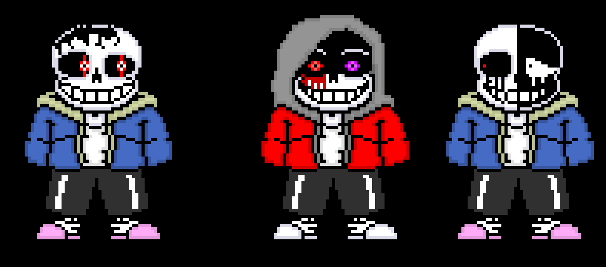 [3986df] mtt replaced (traumatictale sans replaces horror, awesometale sans replaces dust, duo sans replaces killer) -hhs