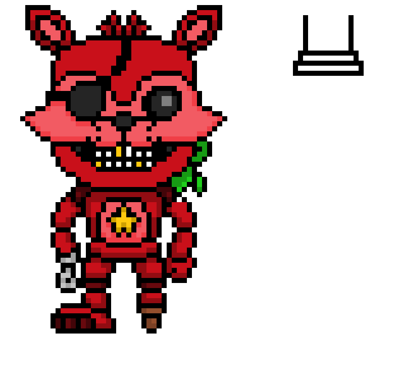 Rockstar Foxy and Funtime freddy and bon bon