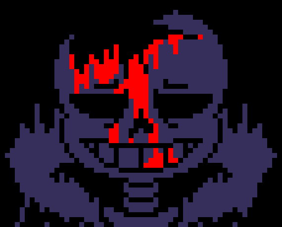 [7ce906] *(He'd just contiune forward.)  -HorrorTale Sans
