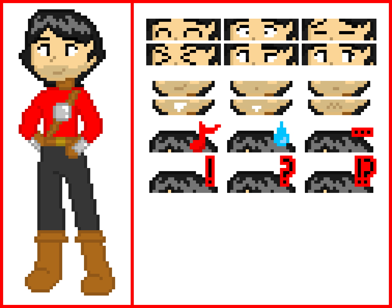 Hero TJ Spritesheet