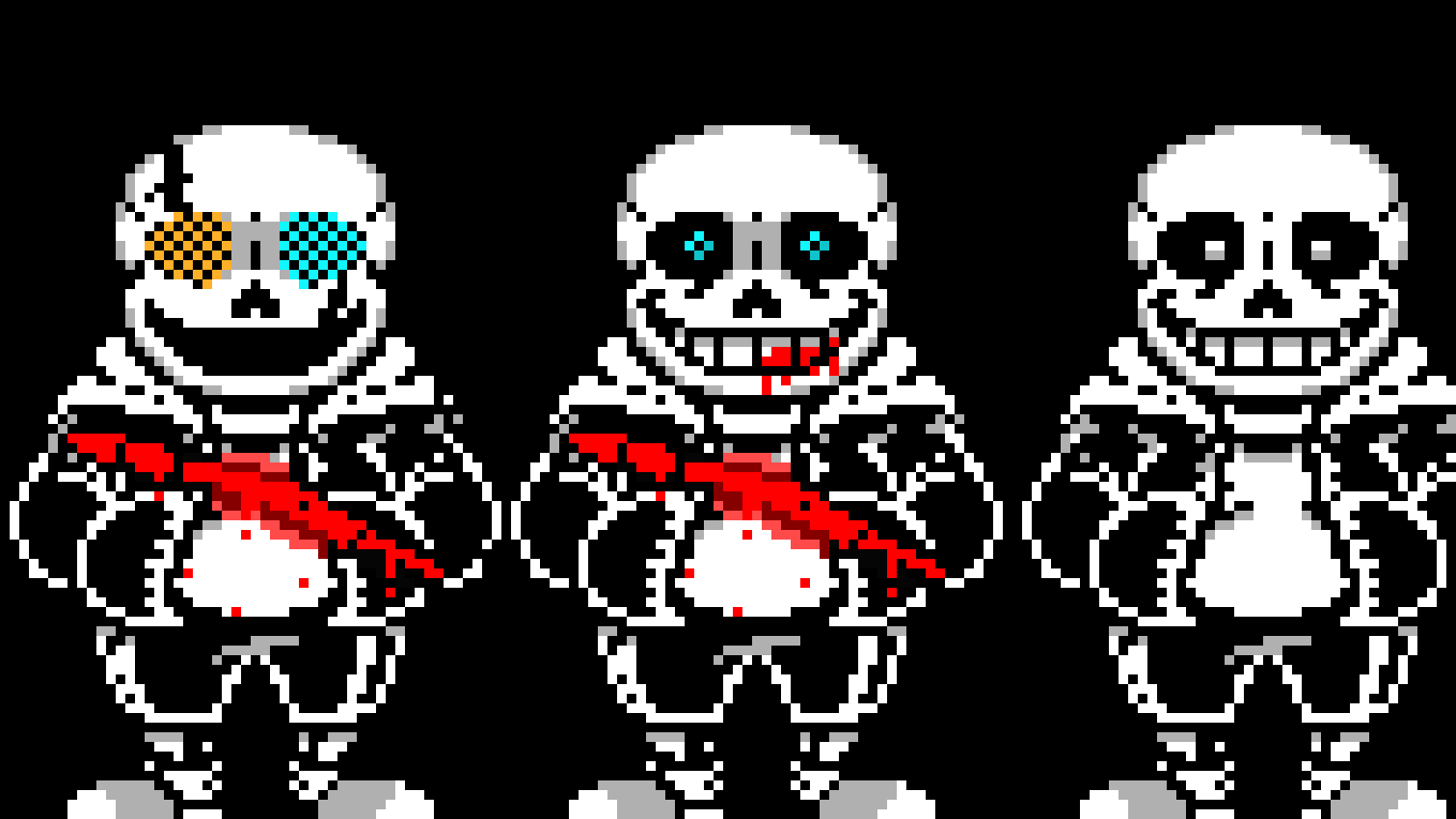 [1ae37b] Undertale Last Breath Phases 1,2,3 going from right to left