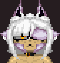 [feedc2] [Ekusukariba] [they messed up ekusukariba's beautiful face as well, not including the eyepatch and black upper-half of the face]