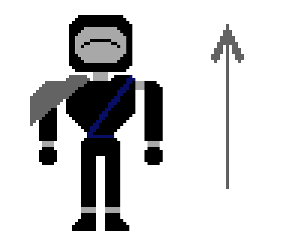 [2fcb16] *Blocks the slash with his spear* Huh? A child? Strange....But Itll die! *He shot tracking spears*
