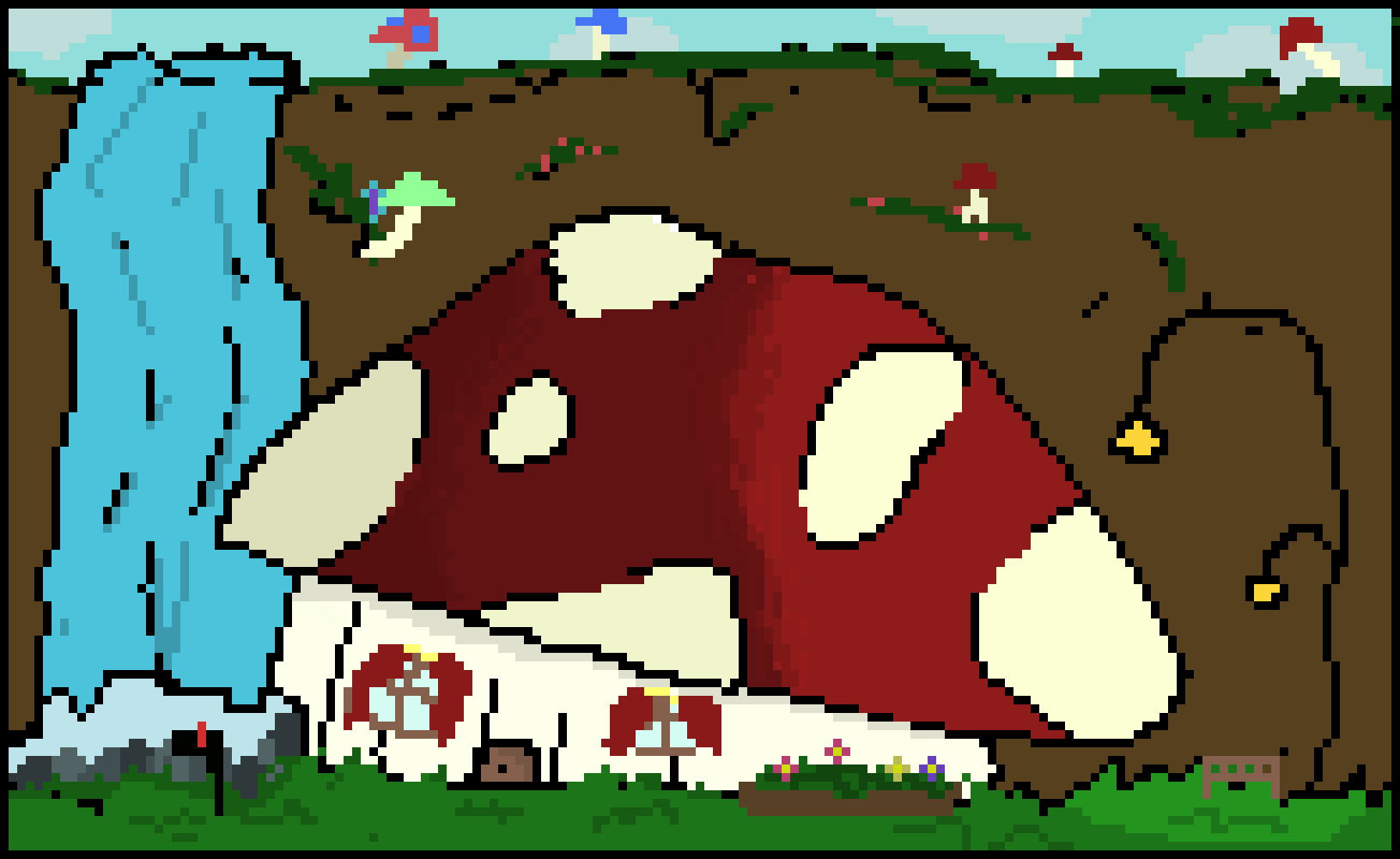 [2811f9] mushroom house
