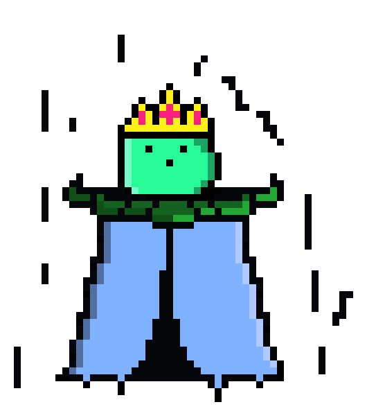 [ce5a51] Slime KING (jumping sprite)