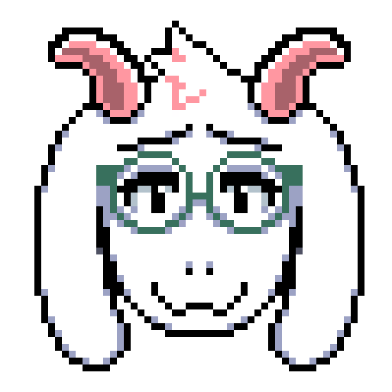 [9ce639] Ralsei No Hat Face(Original)