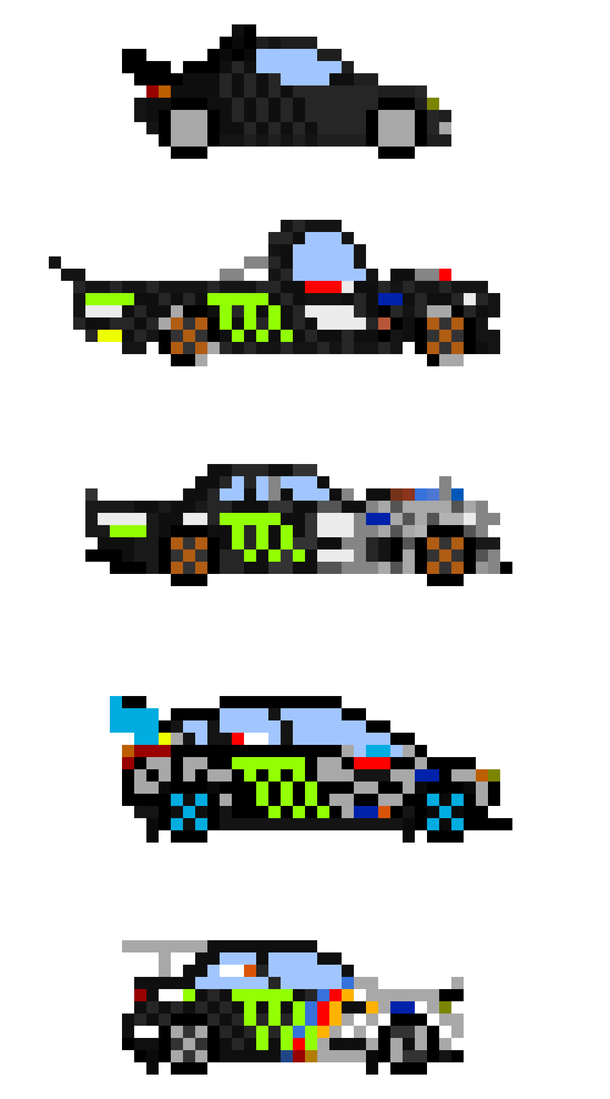 [189d7c] small hoonigan car pack pixel art