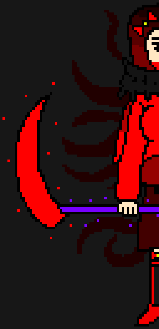 [2b3dfd] Let see if death in this verse ignore you or not *Throw scythe at crimson then grab crimson with tentacle again but now slam crimson to hell* - TSDST
