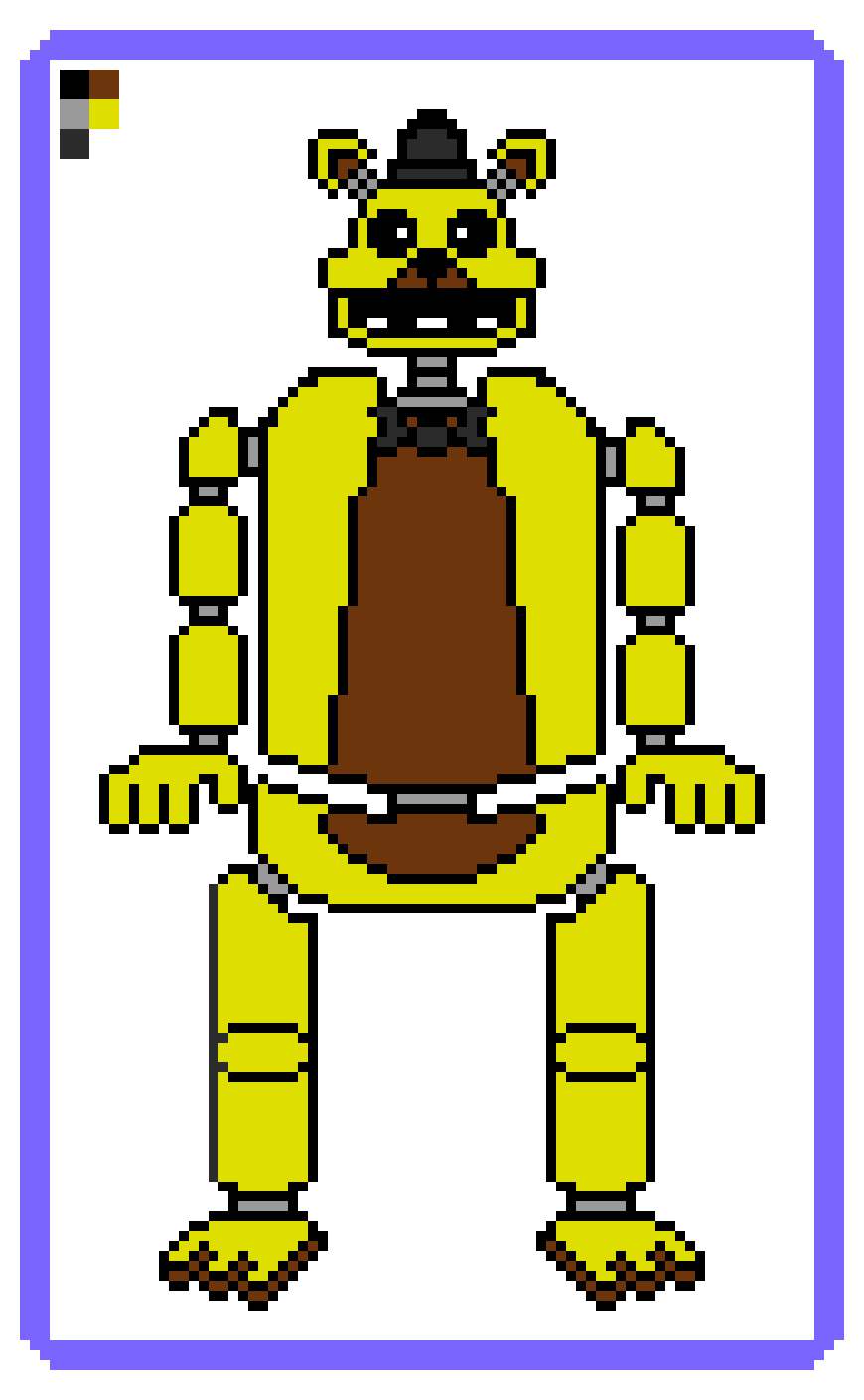 Golden Freddy For my FNAF Grid