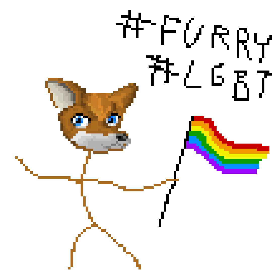 [b8a66e] furry lives matter!!!!!!! #lgbt #furry