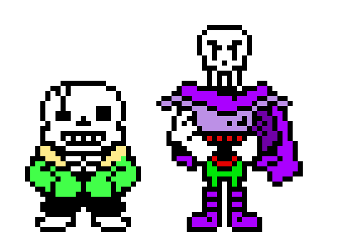 ACERTALE: Sans & Papyrus Overworld sprites V2