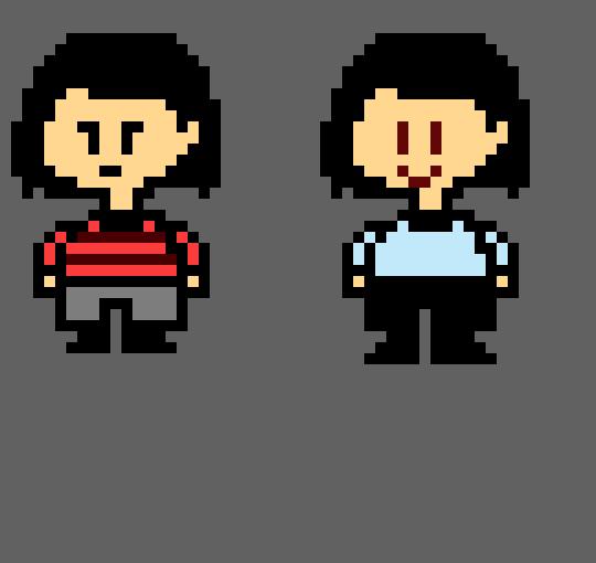 [8b78dc] Custom Undertale Human Sprite Template