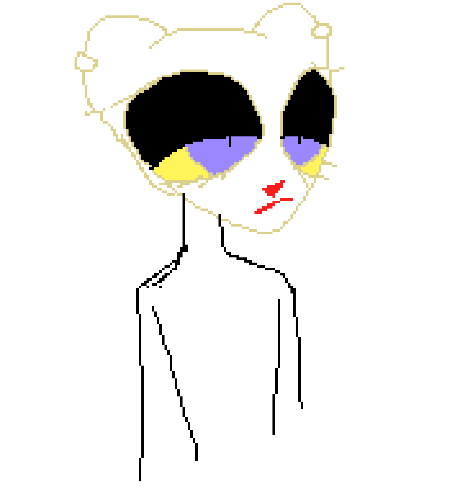 [964075] analas drawing of a tim burton, coraline, pink panther, looking ahh cat who may dress alternative, idk yet. (wip-work in progress)