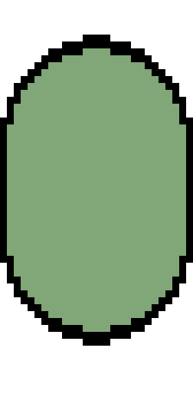 [9664c4] Pixel Art oval 1