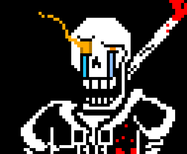 Disbelief Papyrus hard mode: INFECTED I THOUGHT ME AND ERROR KILLED YOU