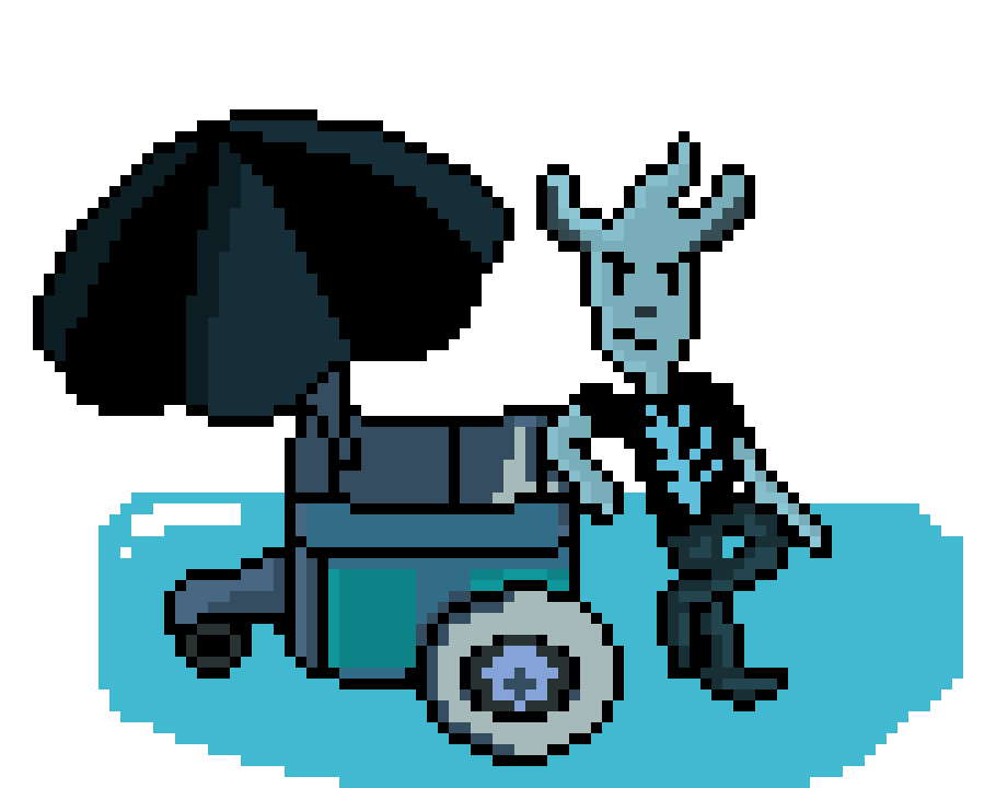 [9664c4] Floodtale (my AU) Nicecream Guy Sprite