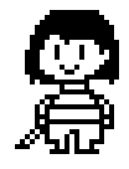 [53a360] Outline Chara watches them before disappearing *