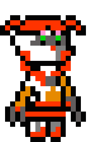 [05b0c1] *It hears Chris and jumps out of it's form, turning, ready to defend itself.*