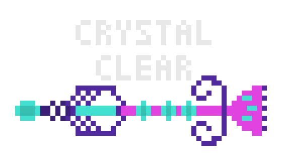 [9664c4] Keyblade pixel art: Crystal Clear