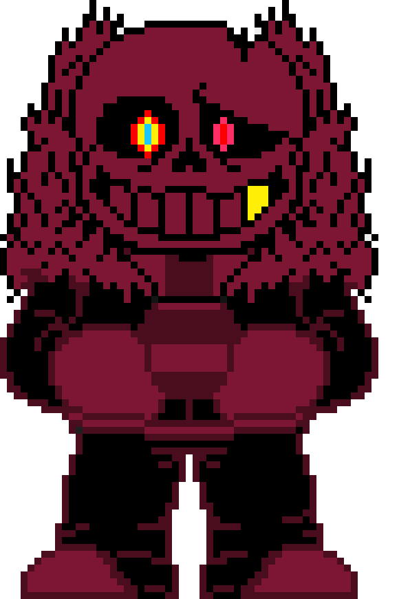 Undertale Hard mode: Deeper Down Official Sans sprite