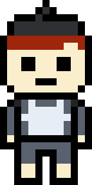[86a47a] danganronpa pixel sprite base- Daizen Sasaki V3